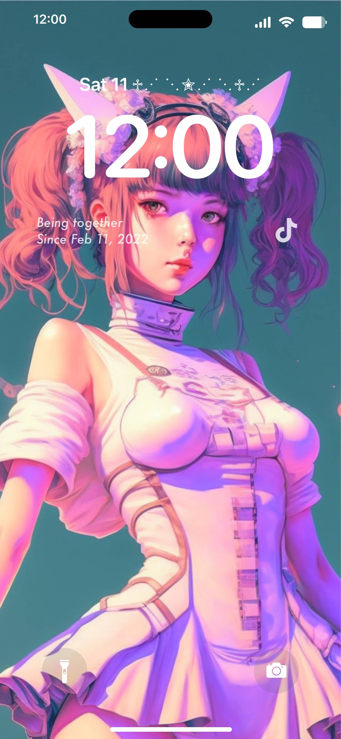 Cyberpunk girl lock screenロック画面[6J3XZiCvg7JlsTzNcMWe]