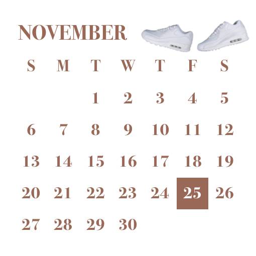 Feminin Calendar Widget ideas