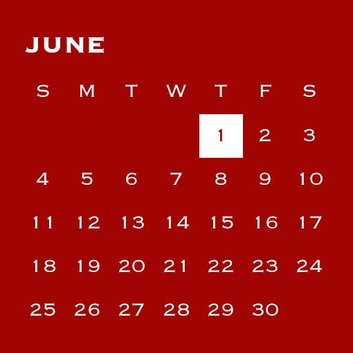 Rojo Calendario Ideas de widgets[templates_etuHvJ4ONbBS9jn2k6WZ_B1188C6C-C247-4D4B-8AA6-98AEFF79227D]