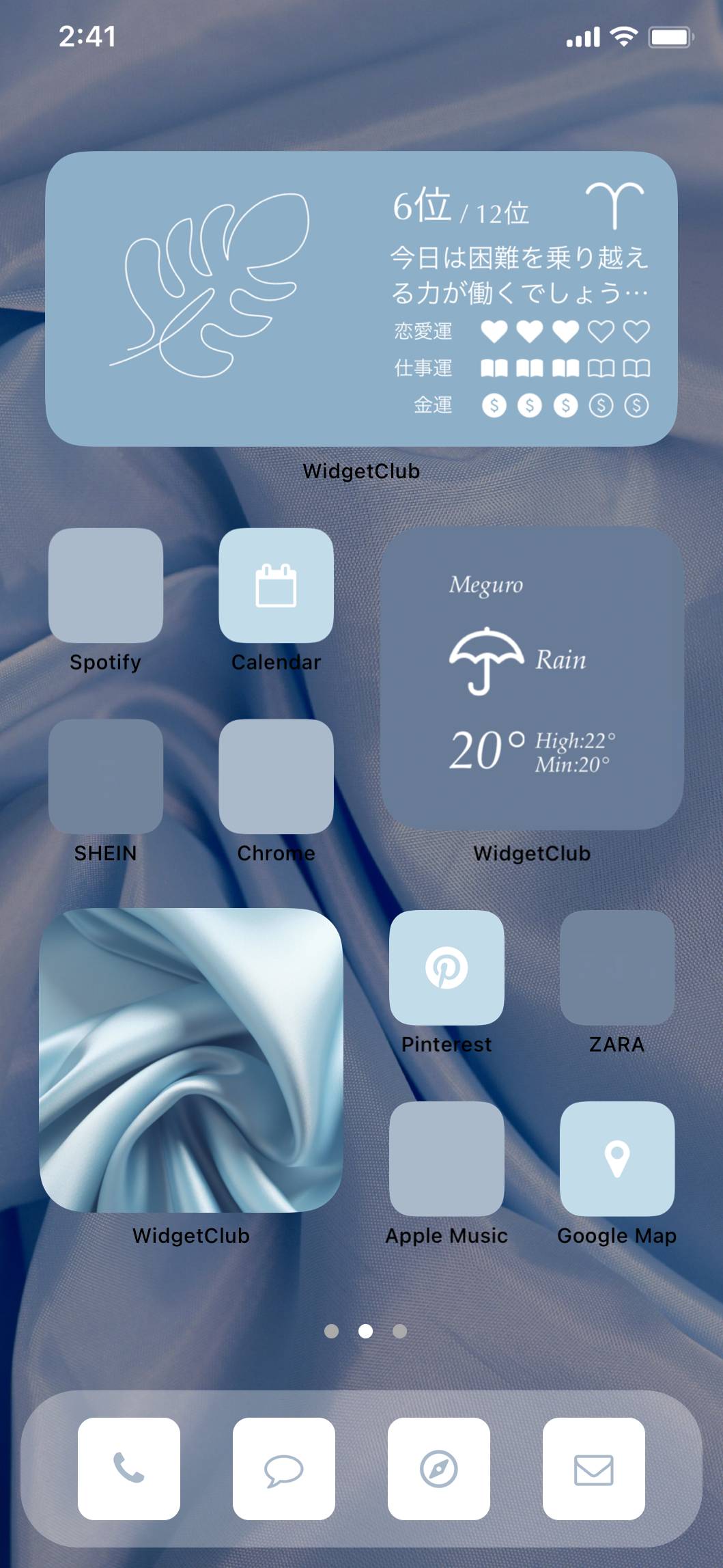 Blue aesthetic home screen themeأفكار الشاشة الرئيسية[6KpEpWBvT9oco7cP2IwC]