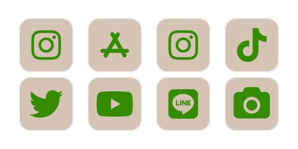 緑🌲 Pacchetto icone app[GRQ1WwdiKEuez88cWS6M]