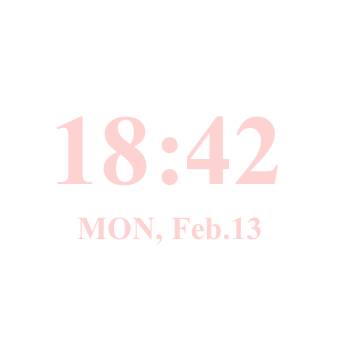 Time Widget ideas[n8gpK8C8CoQtgfZfi9Qh]