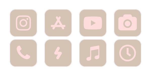 ピンク App-Symbolpaket[FYu39exZVEXsVJJ3t9jV]