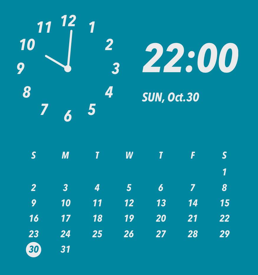 時計とカレンダー Uhr Widget-Ideen[3QRTndsfBzKeidGHjLKC]