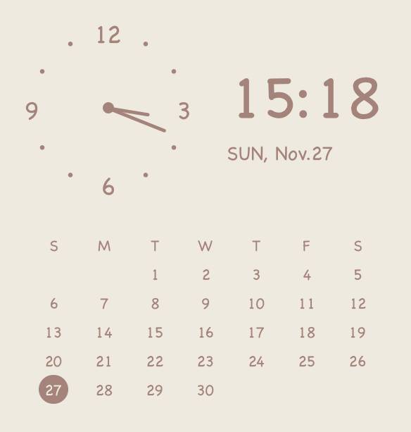 Horloge Idées de widgets[aS7SExVpj8MawlzNqECq]