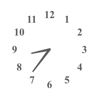 Horloge Idées de widgets[SJiell1WO7ZLdn2BYvZi]