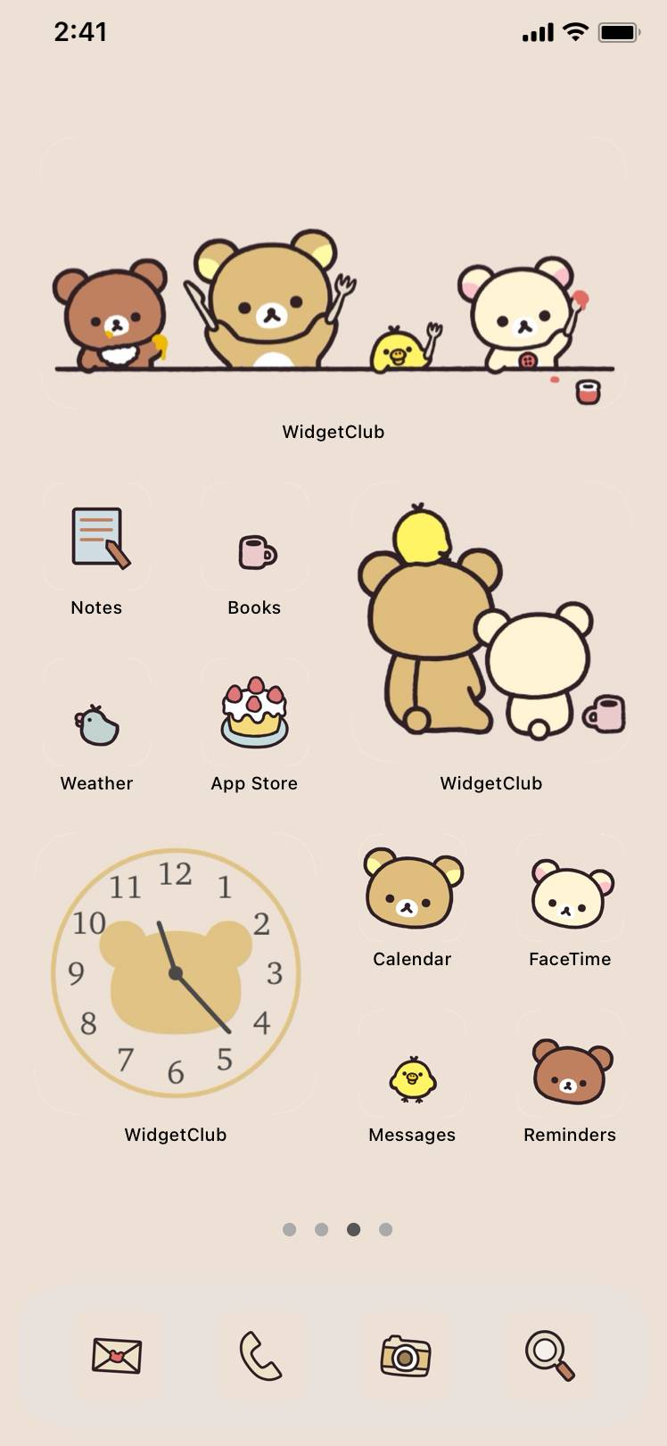 ＜リラックマ公式きせかえ＞NEW BASIC RILAKKUMA ホーム画面カスタマイズ[m8qjy65NcyiVlRycOlbf]