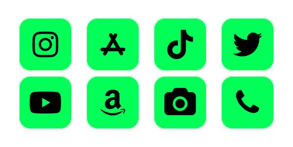 緑 Pack d'icônes d'application[AHPBKm0JRQ1U4pcJpXUk]