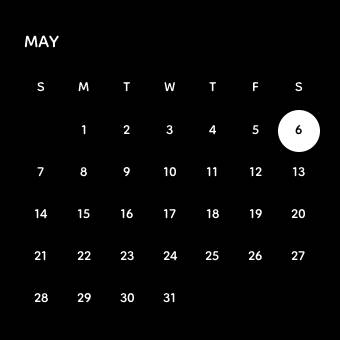 日付 Calendar Idei de widgeturi[UdRMr2OS3u1wlpKMlwQo]