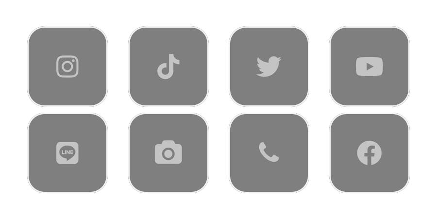 シンプル App Icon Pack[kQrpY5dDHMPvaQVLbd51]
