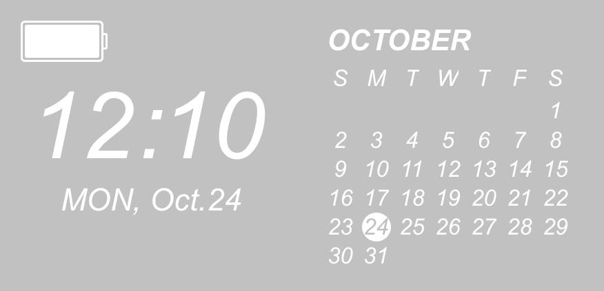 時間、カレンダー、充電 Kalendár Nápady na widgety[Q774OAcvXkhq7c1BKUzg]