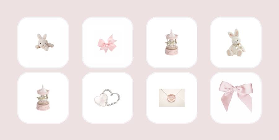 ❤︎A cute world❤︎ App-Symbolpaket[S8IrydcqBFZWEug6nq2n]