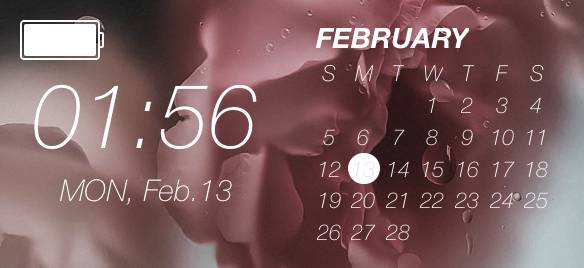 Roses Calendario Ideas de widgets[AqWdTprkG6ck3s6i01UO]