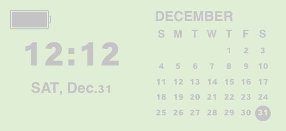 タイム／カレンダー／バッテリーKalendar Idea widget[2sAeaEEcpEbvhBHRRtsg]