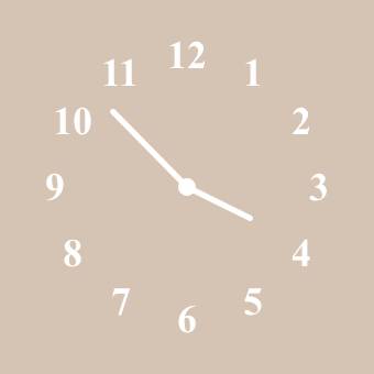 Horloge Idées de widgets[41OUMSOWHnuo8pvE355b]