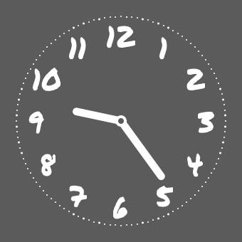 時計 Horloge Idées de widgets[2WwmjGHRN3RrmXCKguav]
