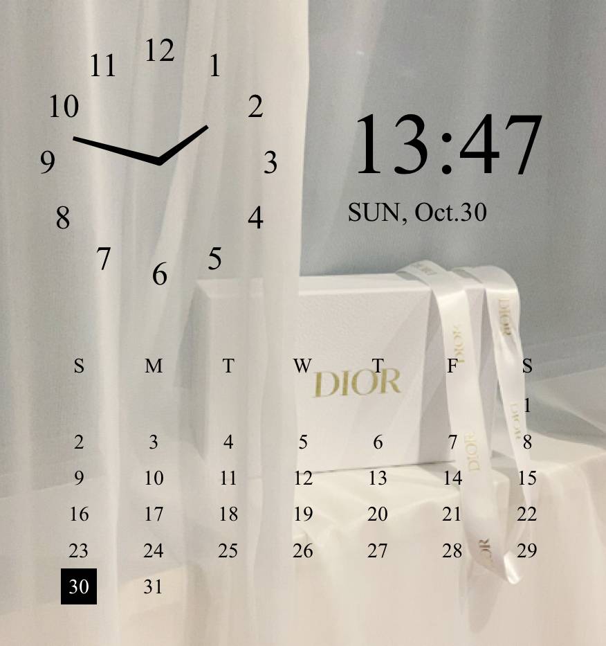 dior Clock Widget ideas[HF07Q1NbCfWUt6D0O1DK]