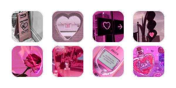 pink חבילת אייקונים של אפליקציה[9PaxY9HK10iapkc0fREE]
