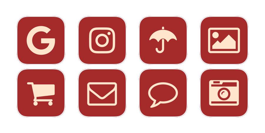 赤 App Icon Pack[ayhNFbIU1rcM0YgtnUfx]