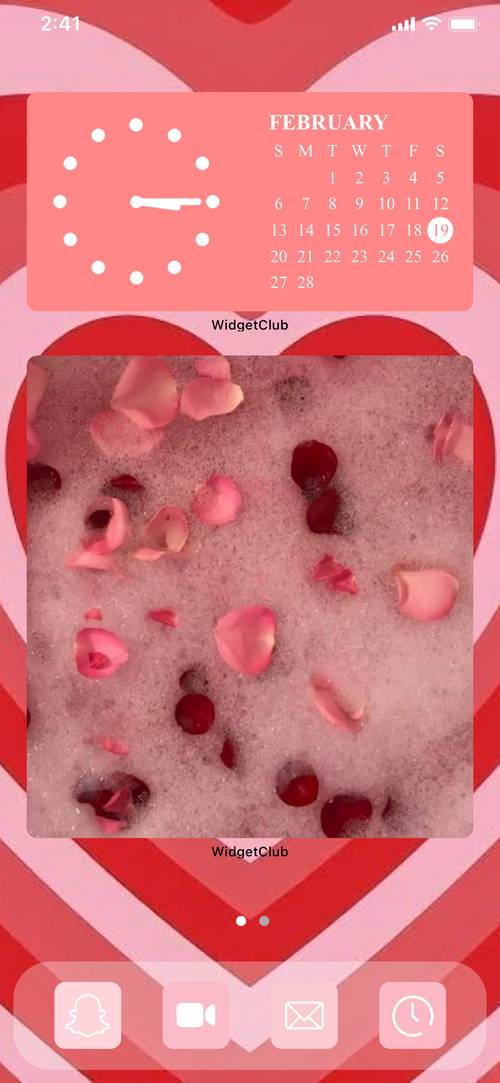 valentines day template pack #1 គំនិតអេក្រង់ដើម