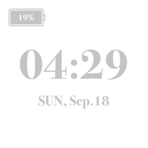 Time Widget ideas[6ID7s8OTKee6IoM5KxRH]