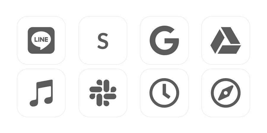 シンプル Paquete de iconos de aplicaciones[Yo9SlDxYqQOgbpY6ieNL]
