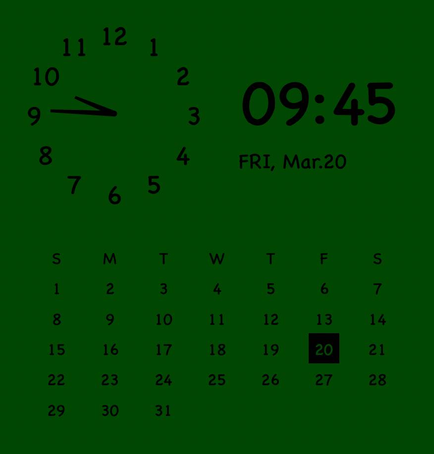 Clock Widget ideas[hEmv5S4rSsVBDZgvrgEL]