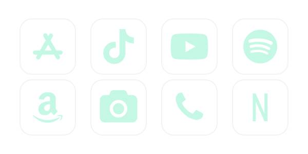 white and pastel blue App Icon Pack[VljBM2dXC3wiZVWLgjZg]