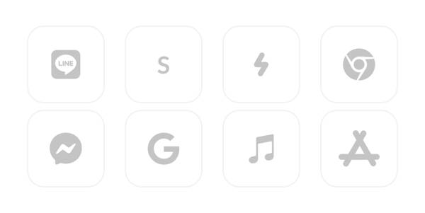 Gray App Icon Pack[J9GdxloEZNgqXIub6f9v]