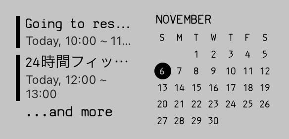 見やすいを意識!! Kalender Widget-ideeën[759Vxlk3jzQJNvXvfgSb]