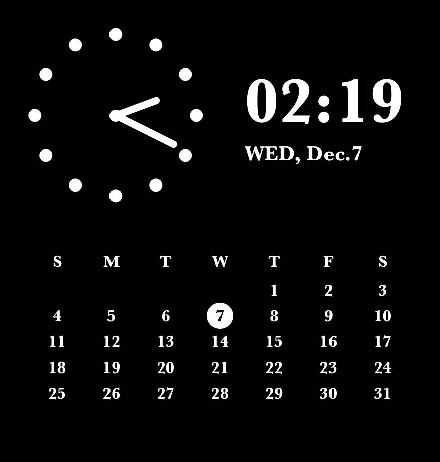 Reloj Ideas de widgets[25OQvvmITomtrcYBiwOz]