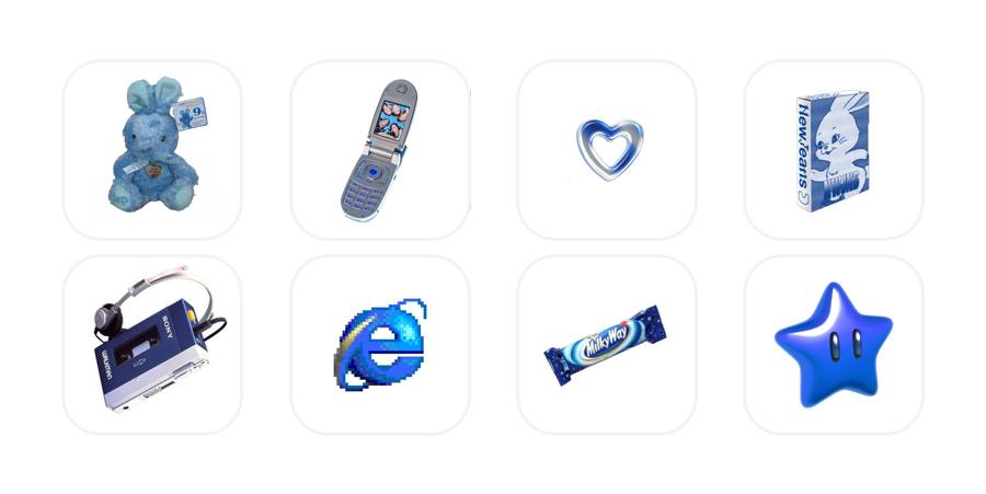 青 Paquete de iconos de aplicaciones[QSg2P5Uyff25d4xKX6tS]