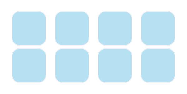 Light blue App Icon Pack[DceyjGcsEXMmbhpYdtOX]
