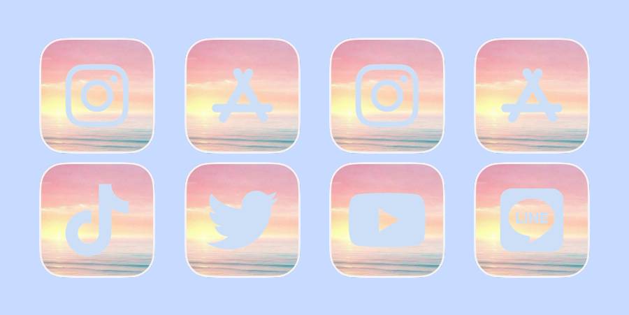 夕暮れ App Icon Pack[1xF5B9g4IzYbySuqWODn]