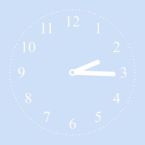 水色の時計 Uhr Widget-Ideen[IgJvm8KfFiqbiq1ouOIN]