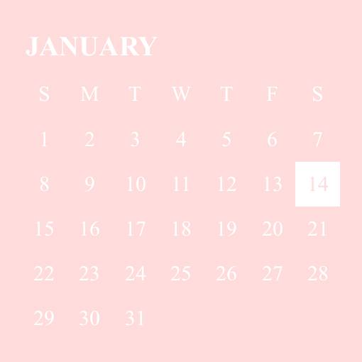 ピンク Calendario Ideas de widgets[T1MGb17SkVDv8hq7M1gX]