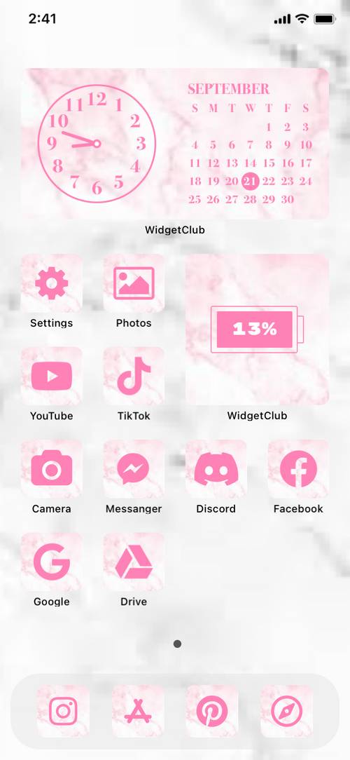 Pink and White Marble Home Screen أفكار الشاشة الرئيسية[qqhJHqotMjNgbxFrxgY4]