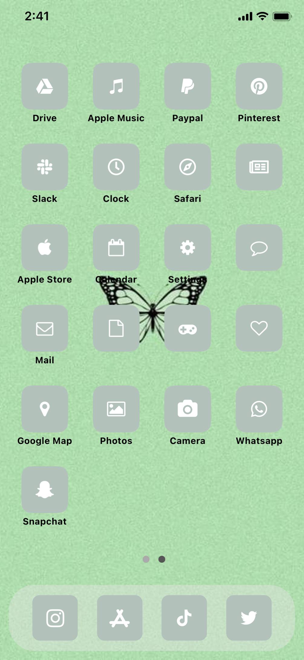 cute aestetic home screen 💚Идеи домашнего экрана[7kaexdynmp10mtJb64gc]