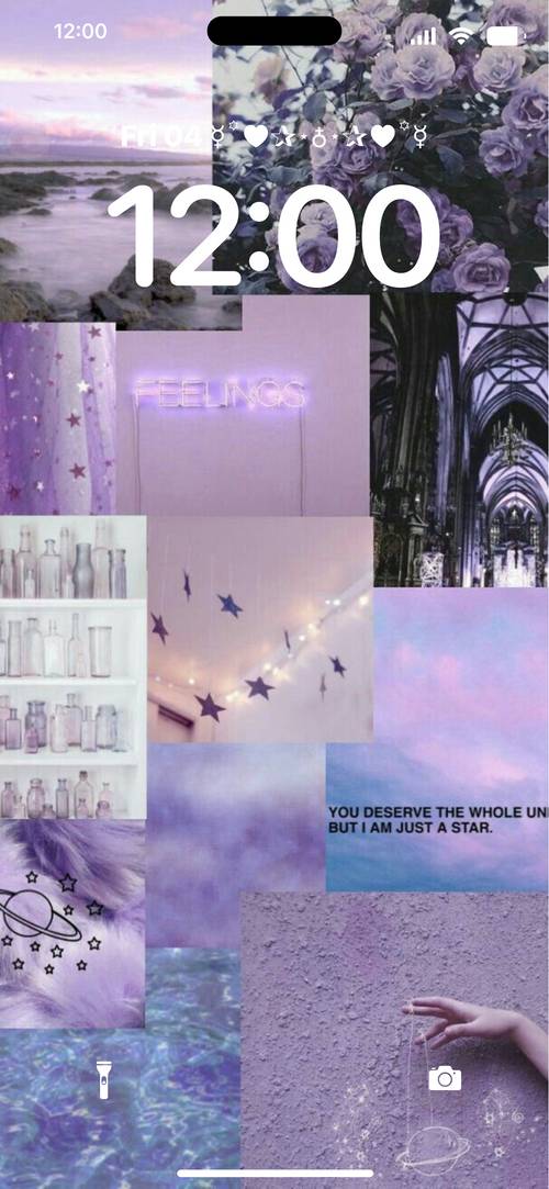 cute violet home screen 💜Lockscreen[6bZi8xX3f1XzHSGNso3i]