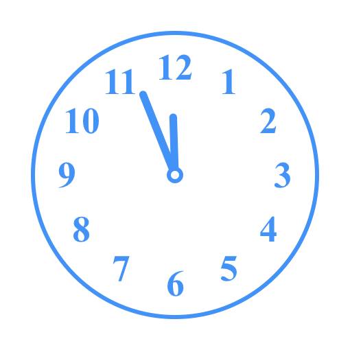 Bleu Horloge Idées de widgets[templates_omSGMMlsY70VJzNHrqOp_D8109089-5CE1-4771-8762-1392E2ED5CF4]