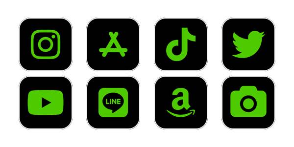 緑App Icon Pack[xD8Q05vnQJp3sWXUTksE]