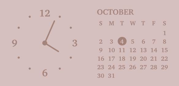 calendar Clock Widget ideas[lntUnRjdT4KcX1LyTTpB]