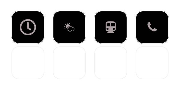 BLACK＆BRAUN App Icon Pack[N6JnNfmXYl9H9swdB8af]
