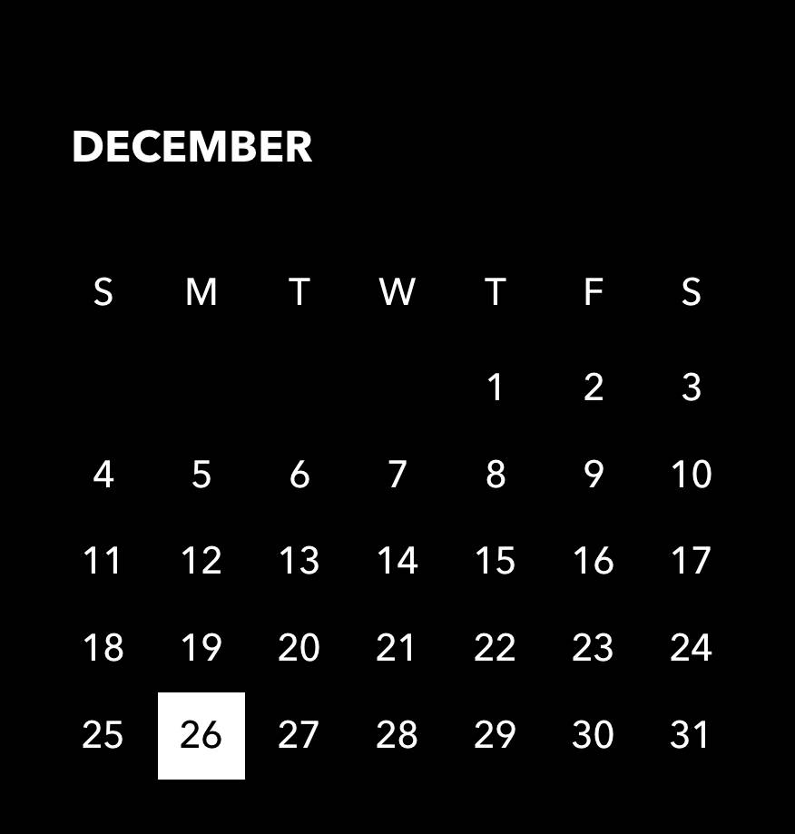 l Calendario Ideas de widgets[rleMgl6pWUap5Xx9klIr]