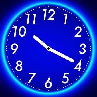 Neon clock Horloge Idées de widgets[GkotBJg1Zudi96YqkoaY]