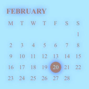 Calendar Widget ideas[qssnUoFV58di8WHN9FLc]