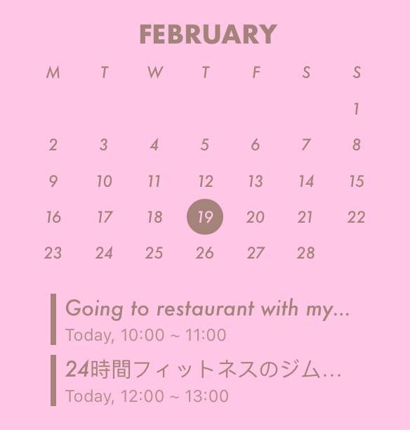 Calendar Widget ideas[cRlbBkfz2GWU3wKeffqr]