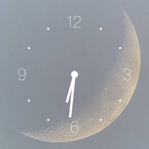 moon Orologio Idee widget[RR8fBQpzd8Gl2U4RJQfP]