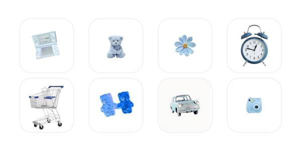 Light blue App Icon Pack