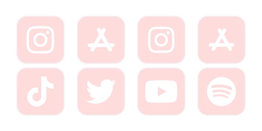 Rosa Pacchetto icone app[KVmukwlsNXgcSTl02Lyp]